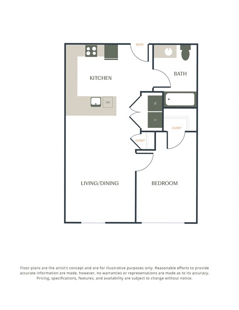 a floor plan of a house with a bedroom and a living room